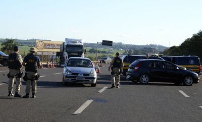 Los efectivos de la PRF se encuentran apostados en distintos puntos. (Imagen de archivo).