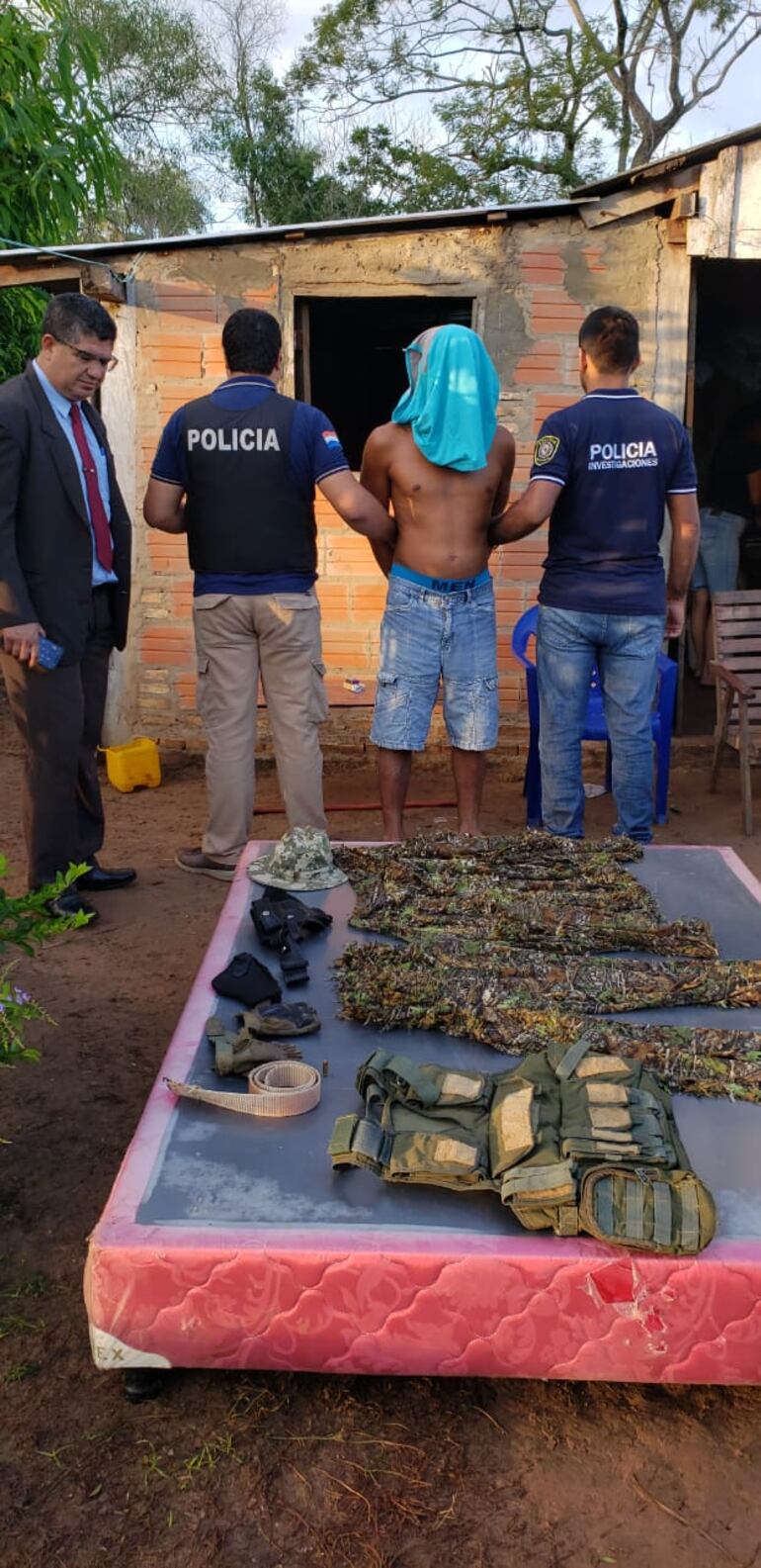 Maximino Ayala Ortiz, detenido.