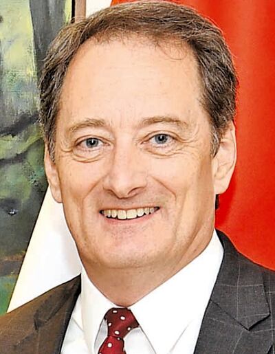 Lee McClenny, embajador de Estados Unidos de América (EE.UU.) en Paraguay.