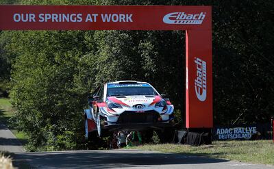 Ott Tanak es el líder en el Rally de Alemania.