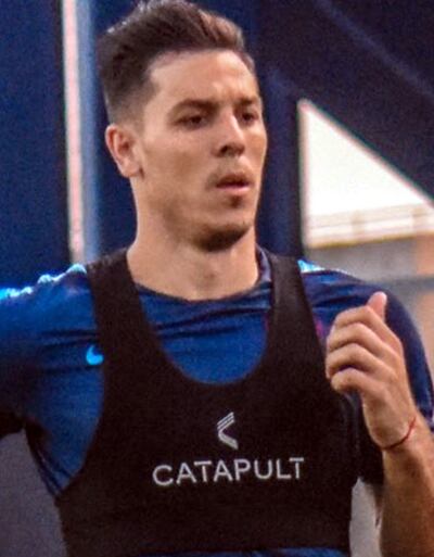 Diego Churín (30), atacante titular azulgrana.