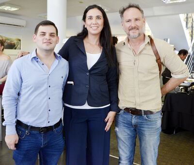 Juan Manuel Vielma, Diana Bernal y Buti García.