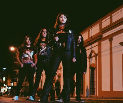 La banda de metal Nightbound.