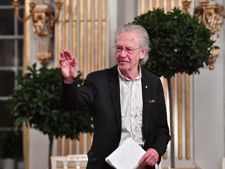 Peter Handke, escritor ganador del Premio Nobel de Literatura 2019.