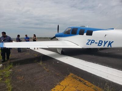 La aeronave sufrió un desperfecto en la rueda estando a punto de despegar del aeropuerto Silvio Pettirosi.
