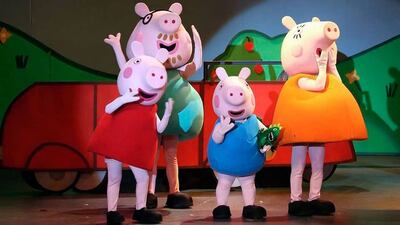 Los personajes de Peppa Pig.