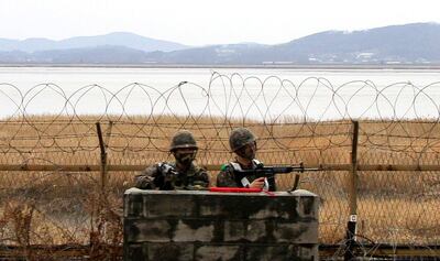 Militares surcoreanos (imagen referencial).