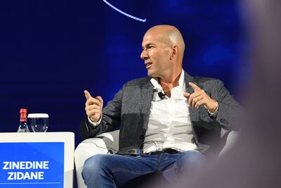 Zinedine Zidane, entrenador del Real Madrid.