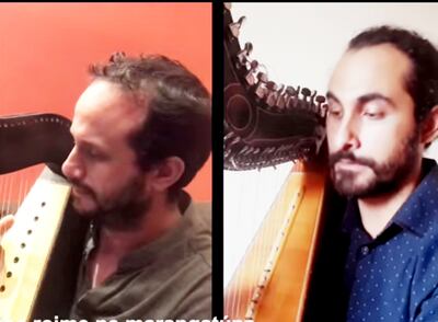 Sixto y Juanjo Corbalán en una instantánea del video.