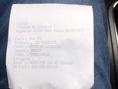 Denuncian cobro irregular de peaje en tramo de la ruta 7, concesionado a Tape Porã.