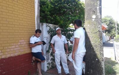 Las víctimas Pedro Cardozo Alvarenga,  Gabriel González y Rodrigo Genes.