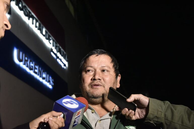 Silvino Mendoza, marido de la víctima.