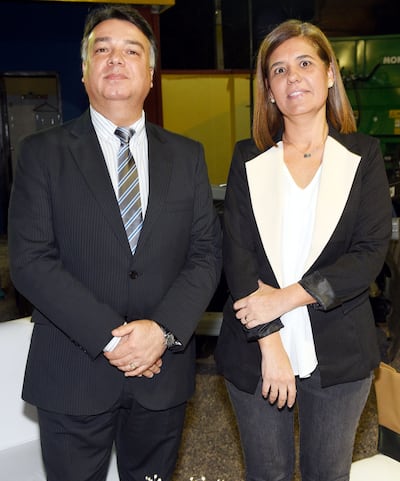 Marcos Dos Santos y Lourdes Riobóo.