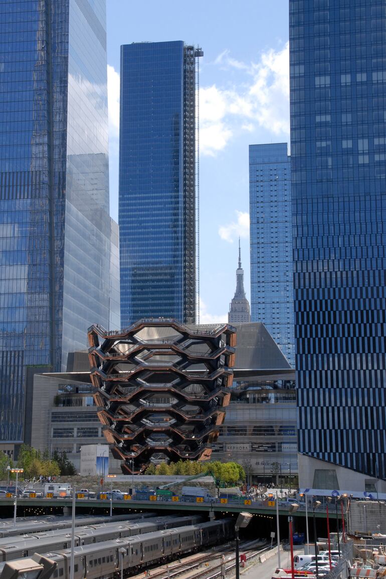 El nuevo barrio de Manhattan está construido sobre una plataforma gigante.