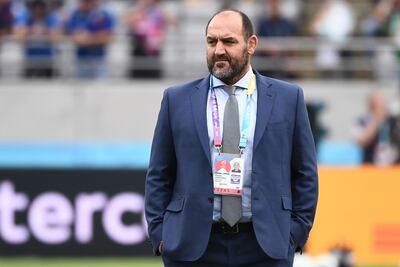 El head coach Mario Ledesma de Argentina en el Mundial de Rugby Japón 2019