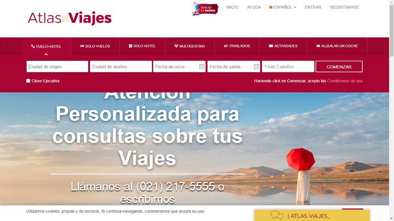 Para descubrir el mundo, Banco Atlas trae Atlas Viajes.