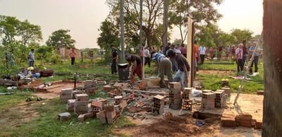Las familias abandonaron sin incidente el predio invadido.