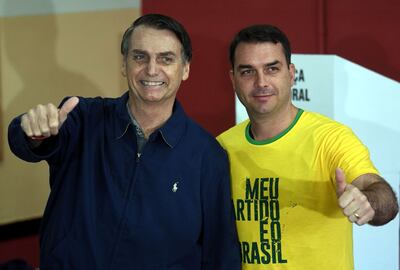 El gobernante brasileño, Jair Bolsonaro,  arremetió contra la investigación abierta a su hijo mayor, Flávio Bolsonaro.