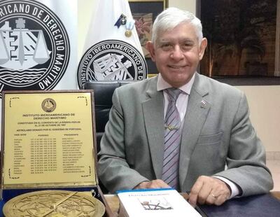 Dr. Santiago Adán Brizuela Servín, presidente del Instituto Iberoamericano de Derecho Marítimo (IIDM), entidad organizadora del congreso, que reunirá a expertos del sector.