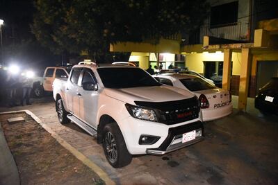 Camioneta de Roberto Camacho.