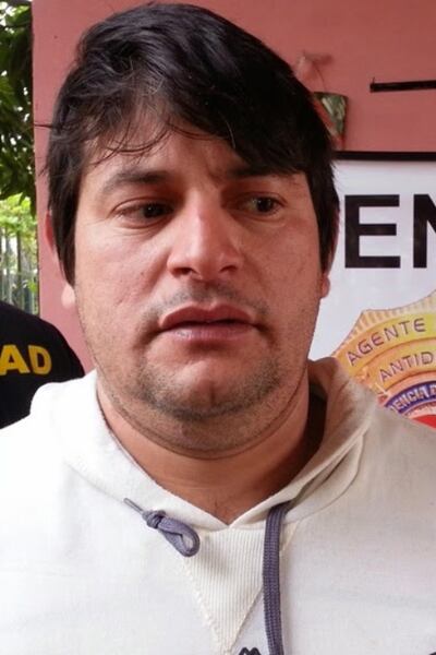 Óscar Rotela, líder del clan Rotela, encarcelado.