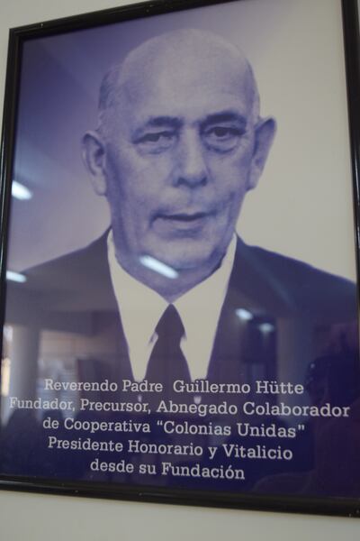 El padre Guillermo Hütte fue quien impulsó la unión de los agricultores de las Colonias Unidas.
