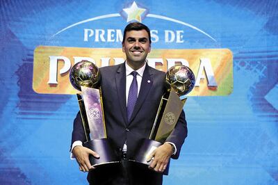 Marco Antonio Trovato Villalba (40 años), presidente de Olimpia.