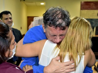 Édgar Chilavert no pudo contener el llanto al escuchar la sentencia del tribunal; pasó casi dos años en prisión.