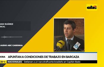 Apuntan a condiciones de trabajo en barcaza