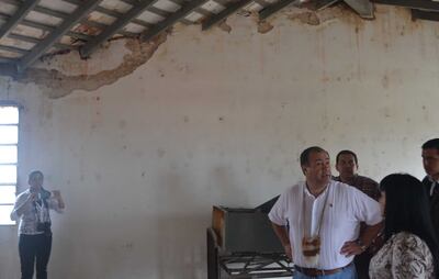 En el año 2015, el entonces vicepresidente de la República y actual senador Juan Afara  pudo constatar la penosa situación del local. Nada cambió hasta hoy.