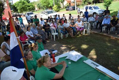 Asamblea publica en San Patricio Misiones.