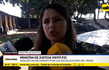 Ministra de justicia visitó PJC