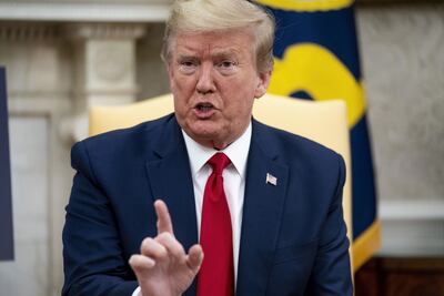 Donald Trump, presidente de los Estados Unidos.