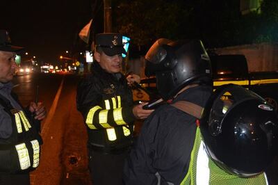 Caminera pretende bajar cantidad de ebrios detectados en el volante.