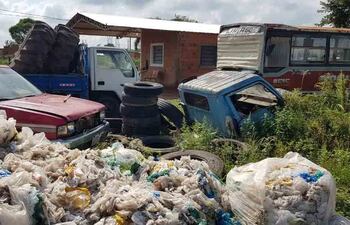 El predio allanado el 4 de febrero por la fiscalia de Boquerón.