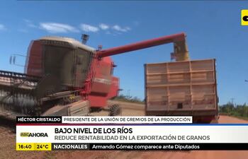 Bajo nivel de los ríos