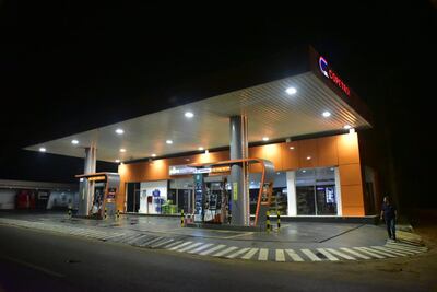 Estación de servicio Copetrol, del barrio Laguna Blanca.