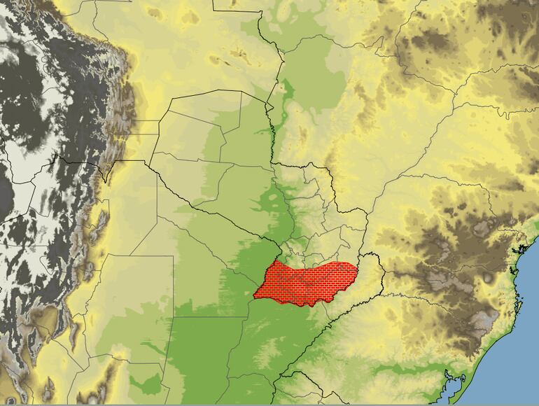 El &aacute;rea de afectaci&oacute;n del sistema de tormentas, seg&uacute;n Meteorolog&iacute;a.