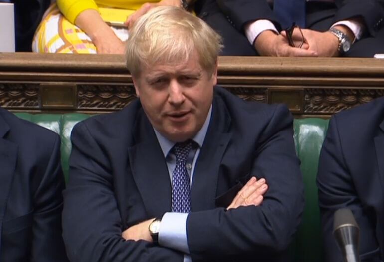 Boris Johnson, primer ministro del Reino Unido.