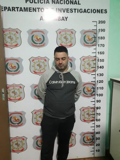 El detenido sería miembro del  grupo criminal PCC.