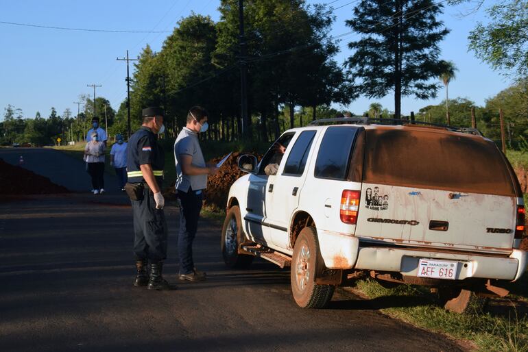 Bloqueo sanitario en la ruta San Juan Nepomuceno a Abai