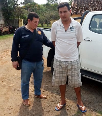 Julio César Urán Martínez fue derivado a la sede de Investigación de Caaguazú, tras ser detenido en Cnel. Oviedo.