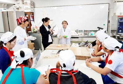 Las paraguayas se capacitaron en la elaboración de alimentos.