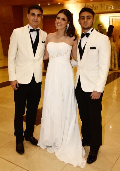 Alan Haitter, Florencia Smith y Thiago Farías.