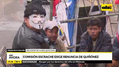 Comisión Escrache exige renuncia de Sandra Quiñónez