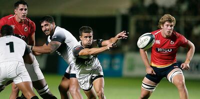 Olimpia Lions debutó en la SLAR ante el Ceibos de Argentina, en la ciudad de Córdoba, ayer. Foto: Lions.