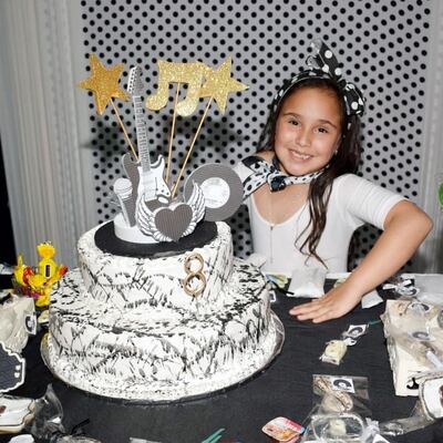 Maika Laurent Alvarez Jiménez cumplió 8 años en una fiesta ofrecida por sus padres, Juan Angel Álvarez
Laura Jiménez, en el salón Las Margaritas, Luque.
