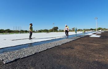 Reactivaron construcciones en el predio del Comité Olímpico.