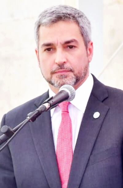Mario Abdo Benítez, presidente de la República.