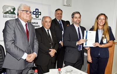 Carlos Romero, Ricardo Herrero, Sebastián Ávila, Silvio Aguilar y Fátima Brizuela.